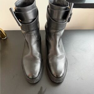 Valentino Black Leather Boots